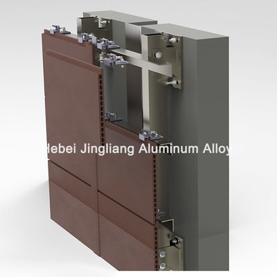 качество  20mm Thickness Terracotta Facade Support System завод