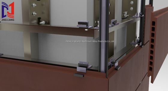 Система поддержки вентилируемого фасада из терракоты для панелей толщиной 30 мм с высокими эксплуатационными характеристиками